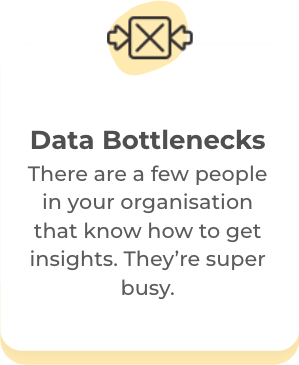 Data bottlenecks.